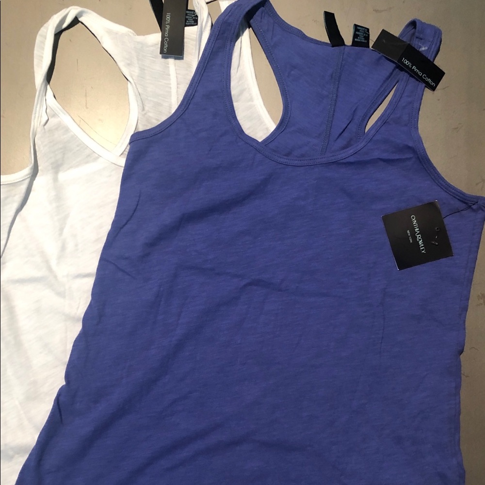 2 Cynthia Rowley NY tank tops Xs